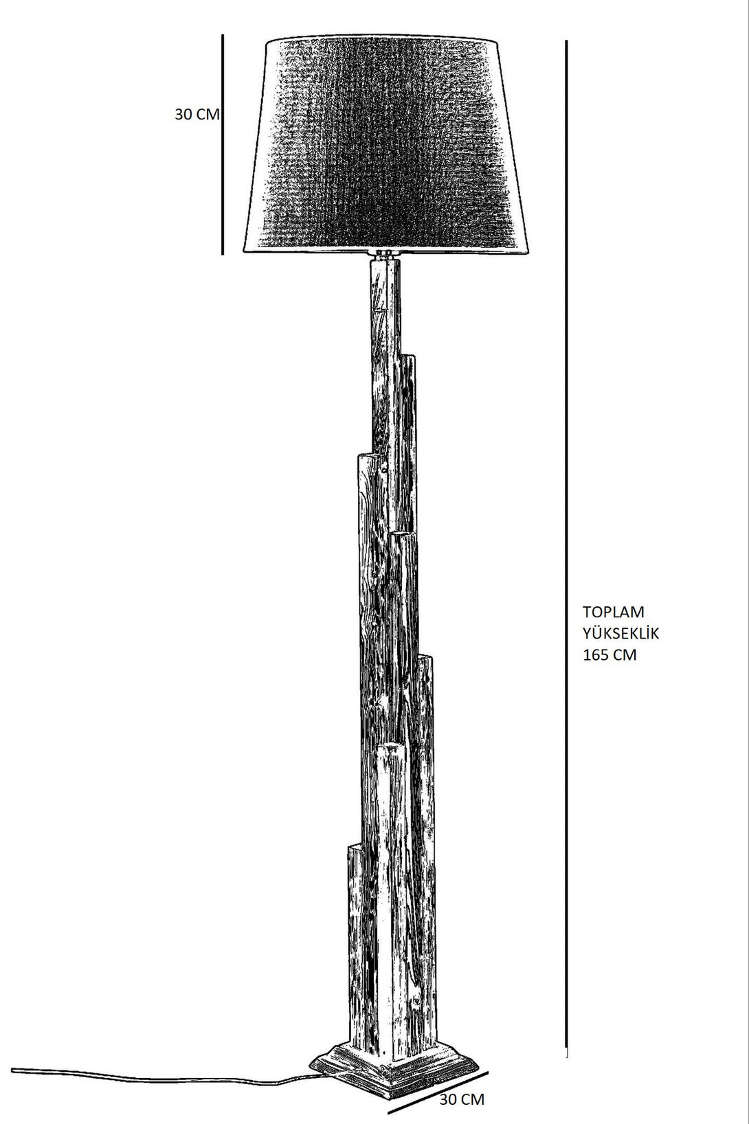 Podna lampa 8300-1-Vasdom.hr