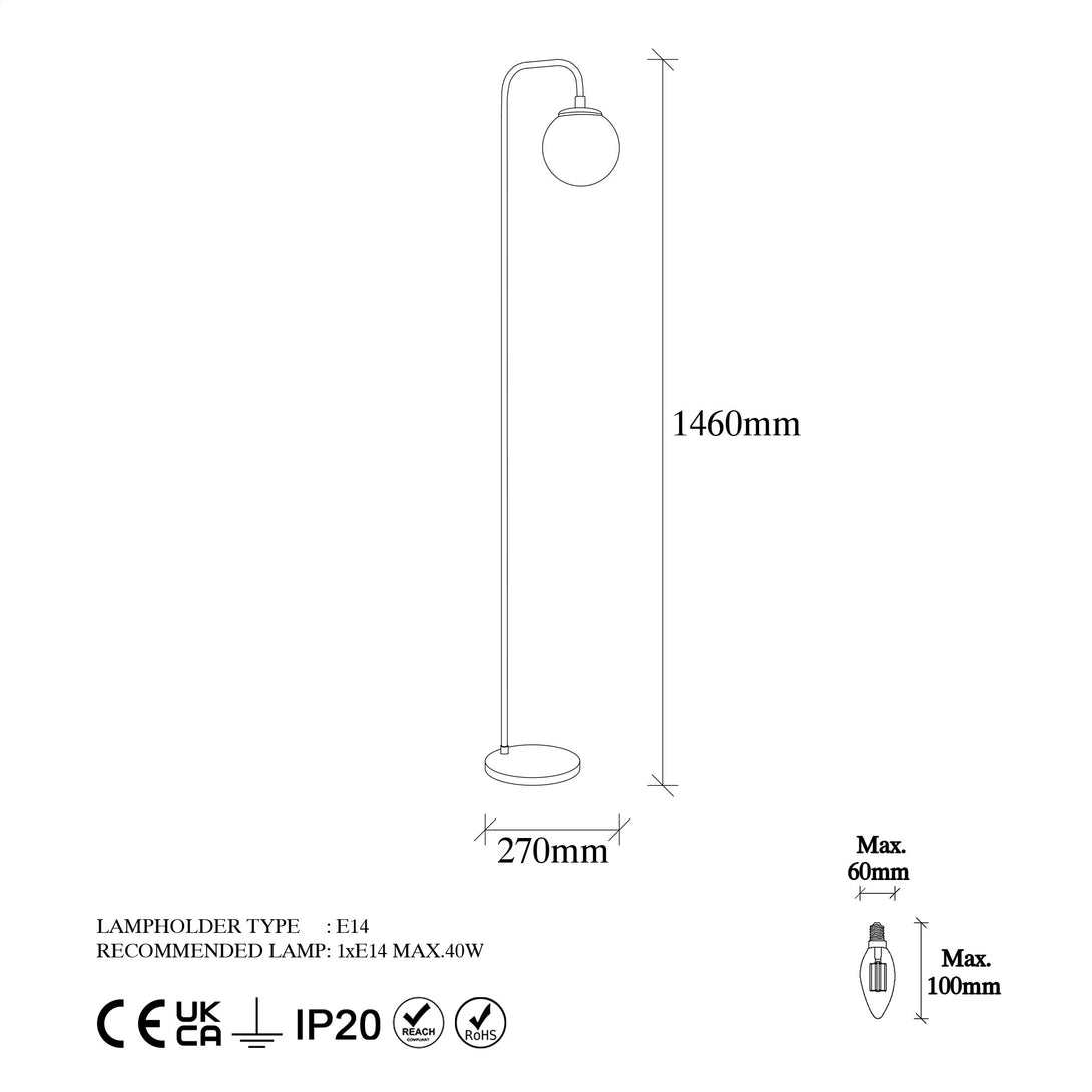 Podna lampa Viran - 10955-Vasdom.hr
