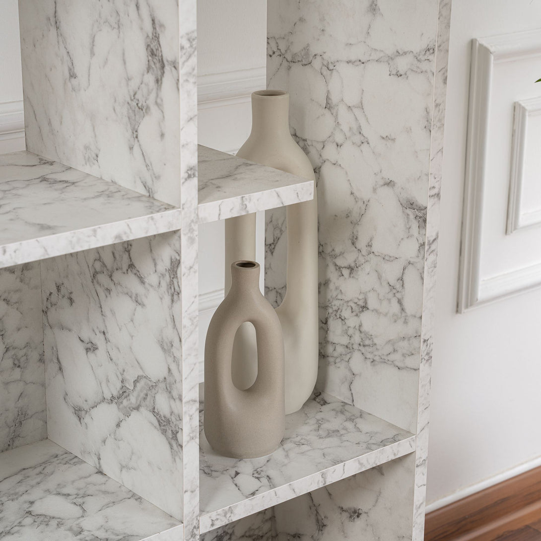 Polica za knjige Manco - Carrara Marble-Vasdom.hr