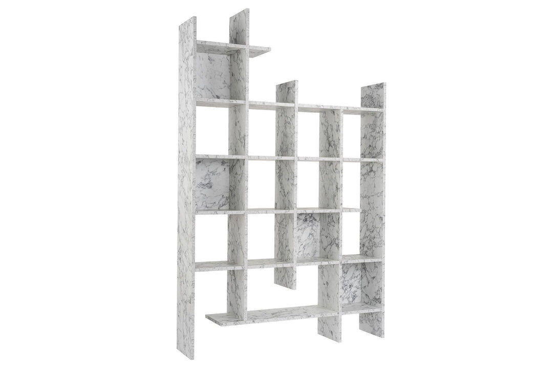Polica za knjige Manco - Carrara Marble-Vasdom.hr