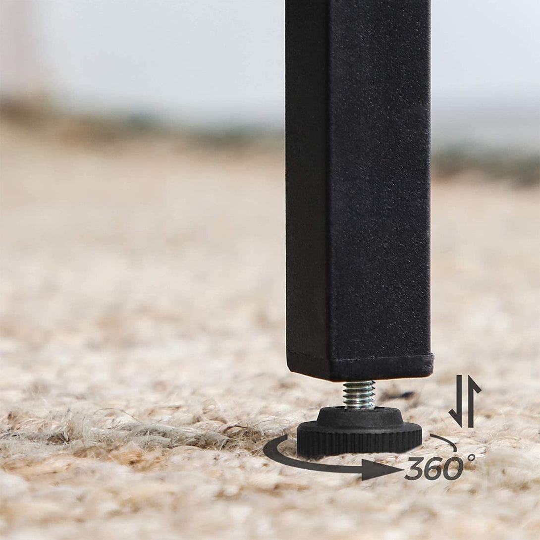 Pravokutni visoki barski stol 60 x 60 x 92 cm, rustikalno smeđa i crna | VASAGLE-Vasdom.hr