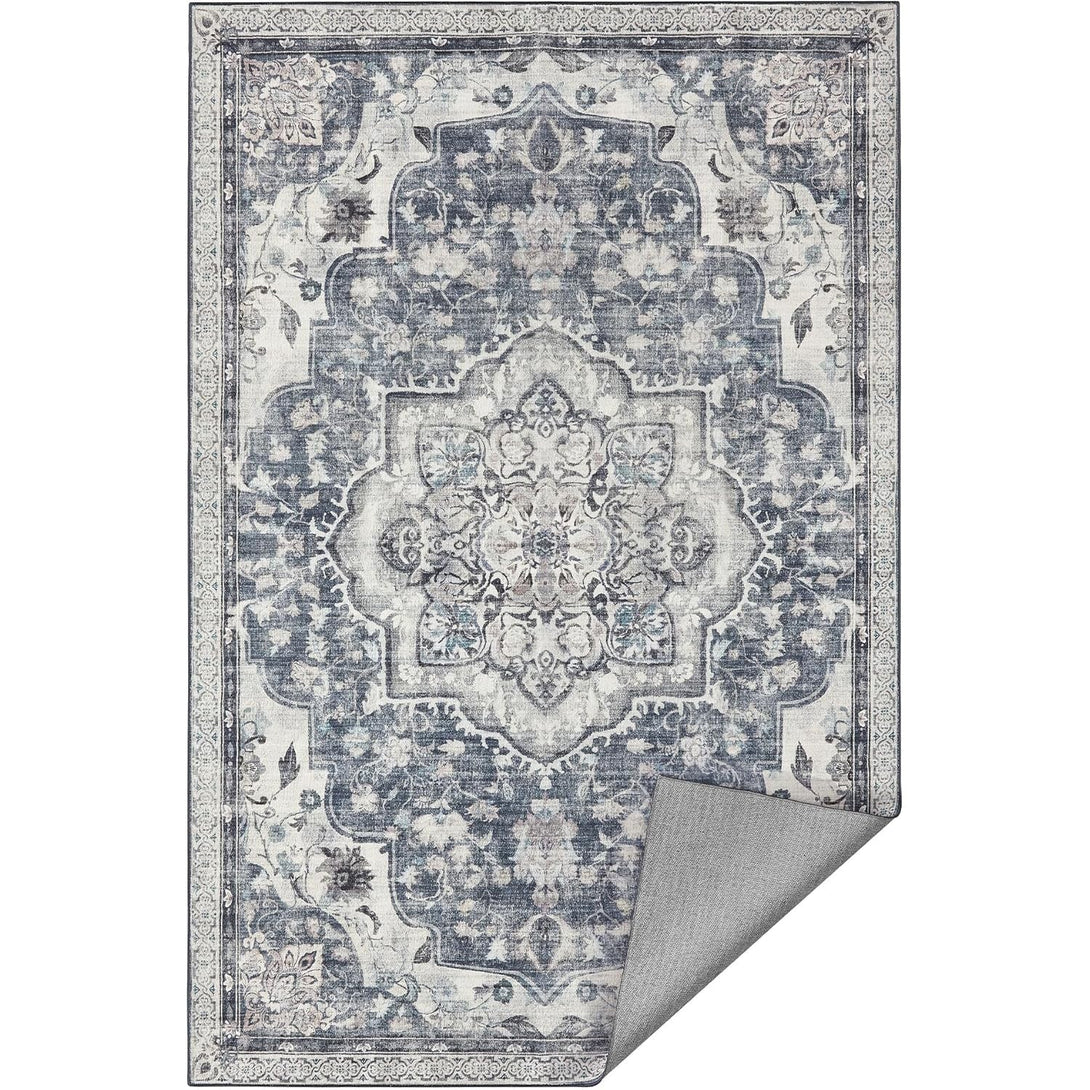 Protuklizni tepih rustikalnog stila, periv u storju, 61 x 92 cm, sivi | SONGMICS-Vasdom.hr