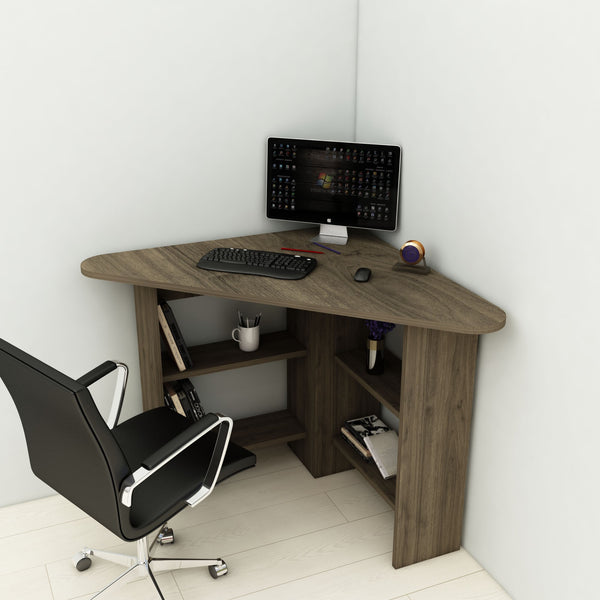 Radni stol Corner - Walnut-Vasdom.hr