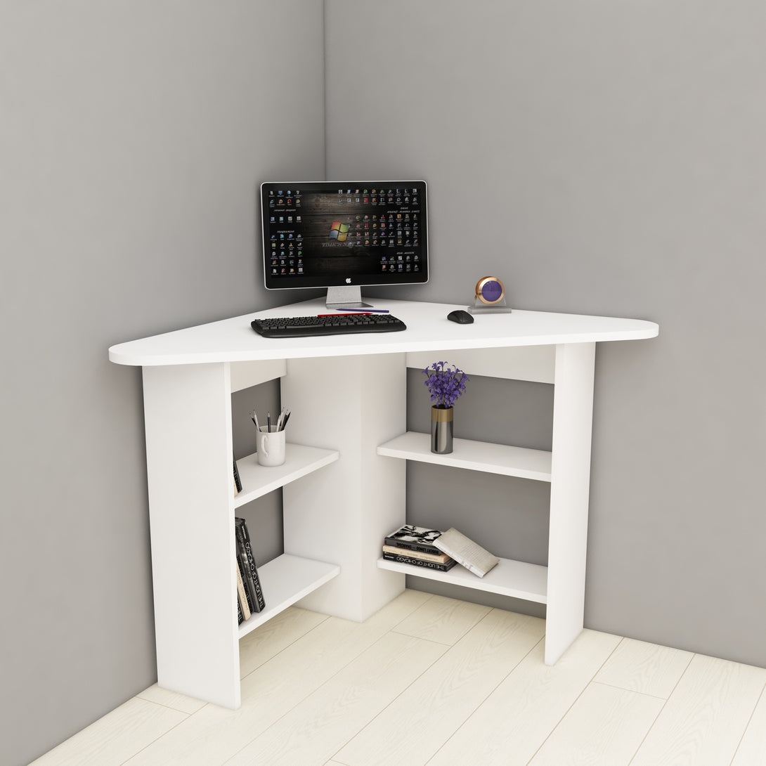 Radni stol Corner - White-Vasdom.hr