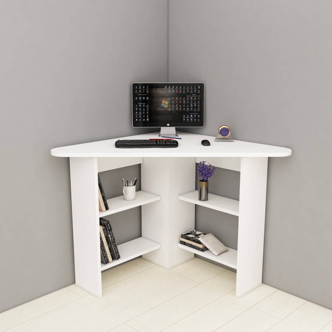 Radni stol Corner - White-Vasdom.hr