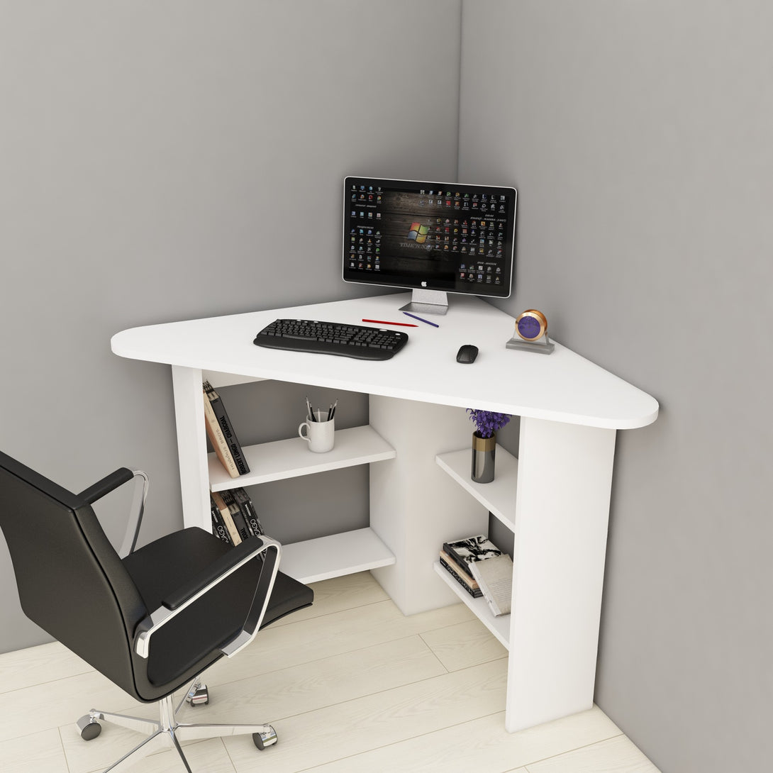 Radni stol Corner - White-Vasdom.hr