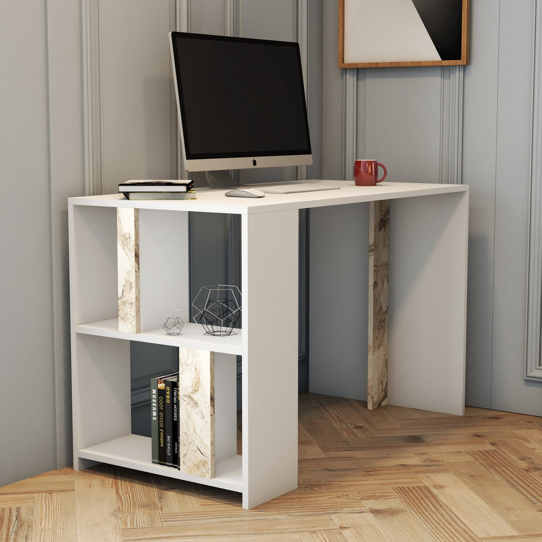 Radni stol Lima - White Marble-Vasdom.hr
