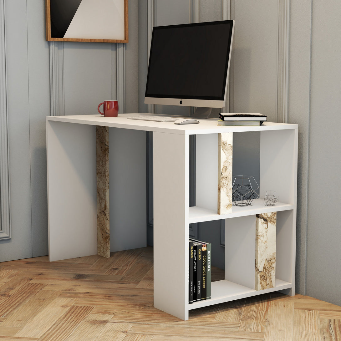 Radni stol Lima - White Marble-Vasdom.hr