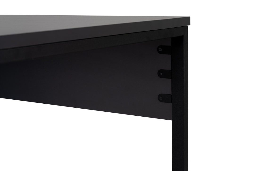 Radni stol Twin Study Desk - Anthracite, Black-Vasdom.hr