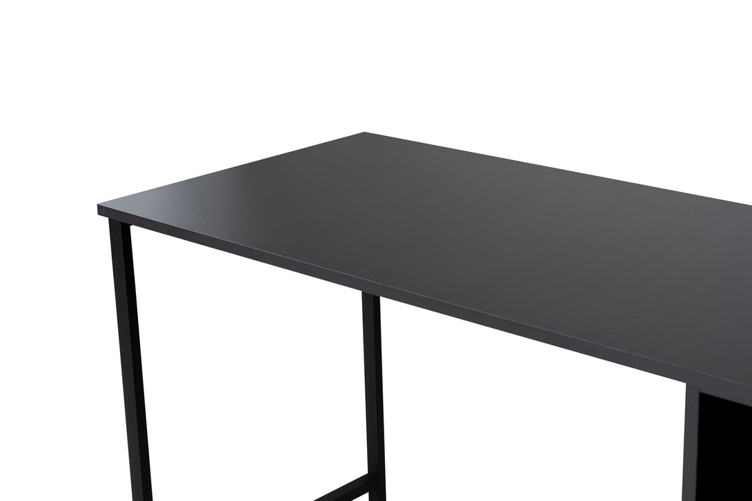 Radni stol Twin Study Desk - Anthracite, Black-Vasdom.hr