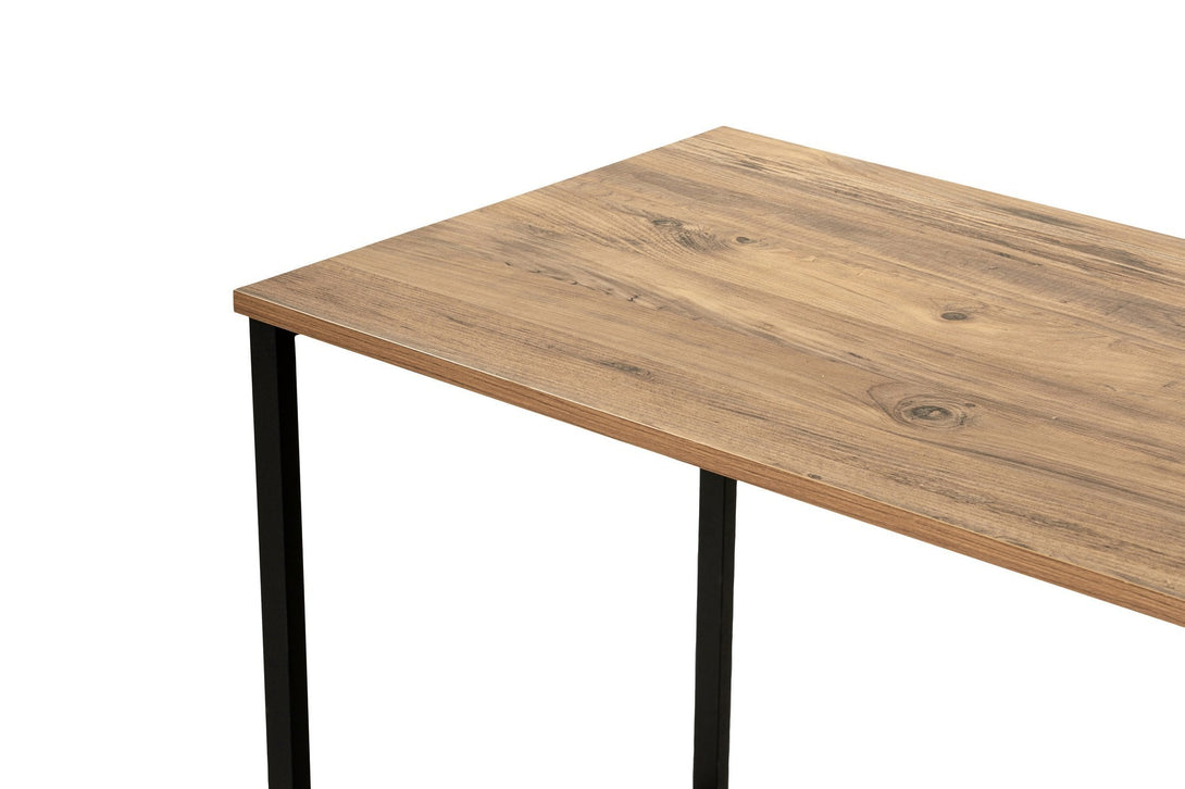 Radni stol Twin Study Desk - Atlantic Pine, Black-Vasdom.hr