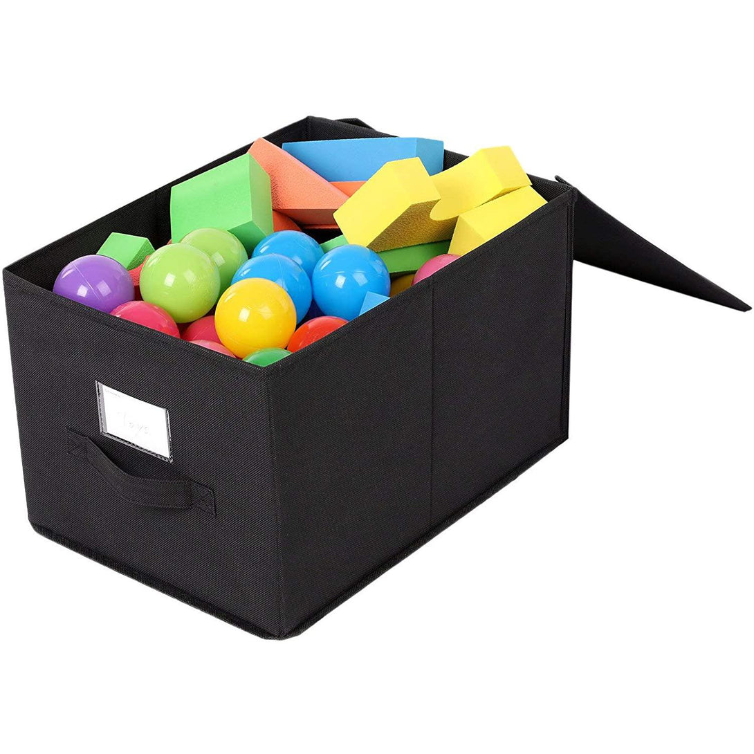 Set od 3 sklopive kutije za odlaganje 40 x 30 x 25 cm, crne | SONGMICS-Vasdom.hr