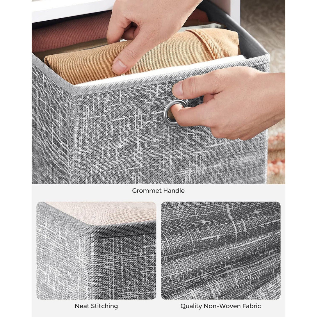Set od 6 kutija za pohranu, 33x33x33 cm, sive boje | SONGMICS-Vasdom.hr