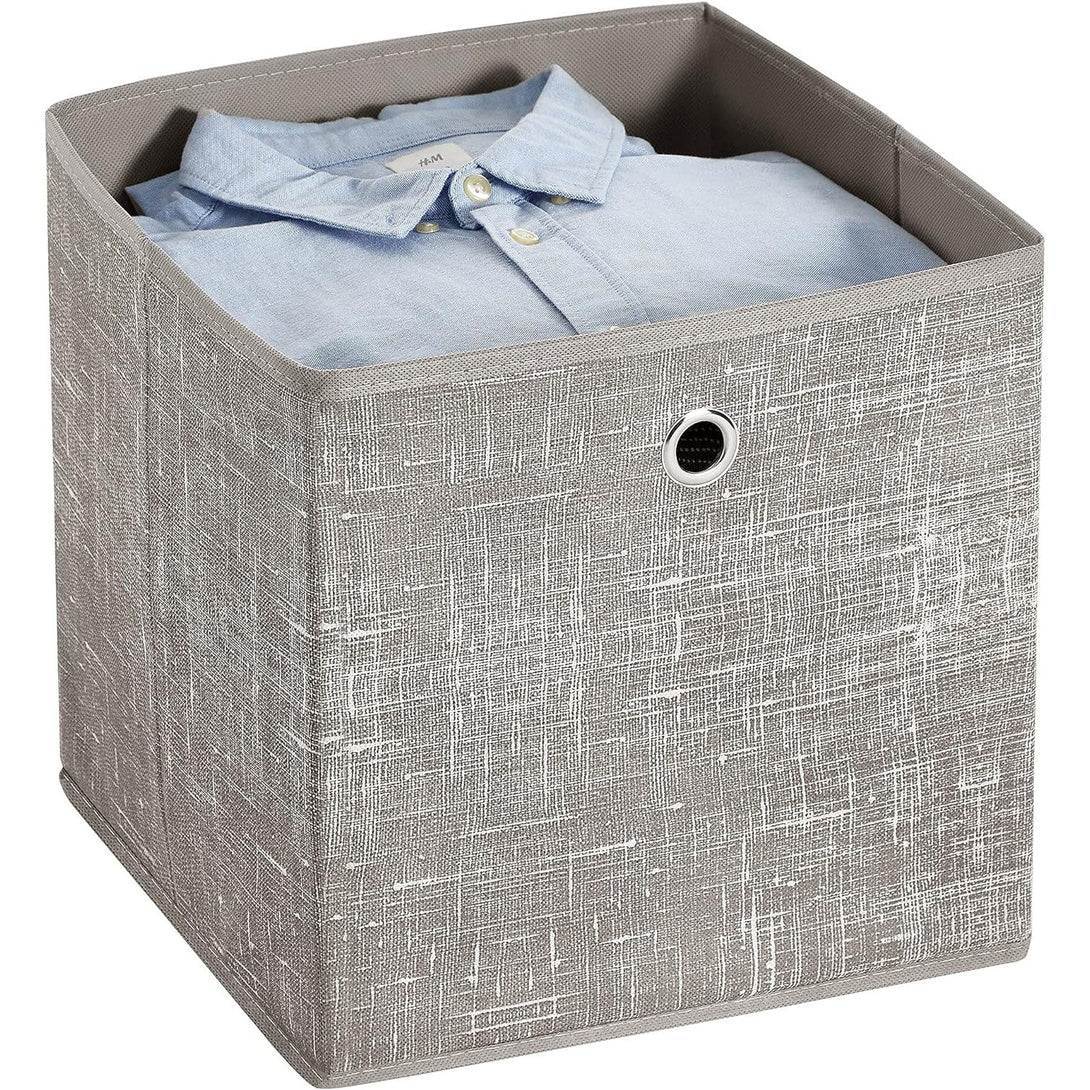Set od 6 sklopivih kutija za odlaganje 30 x 30 x 30 cm, taupe | SONGMICS-Vasdom.hr