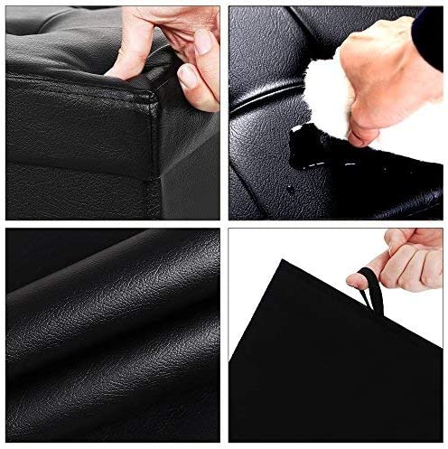 Sklopivi tabure za pohranu , nosivosti 300kg, crna, 38x38x38 cm, crne boje | SONGMICS-Vasdom.hr