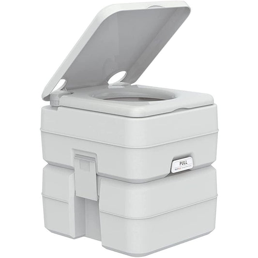 Sobni WC s indikatorom razine otpadne vode, kamp WC bez mirisa 20 L , bijeli| BONTOUR-Vasdom.hr