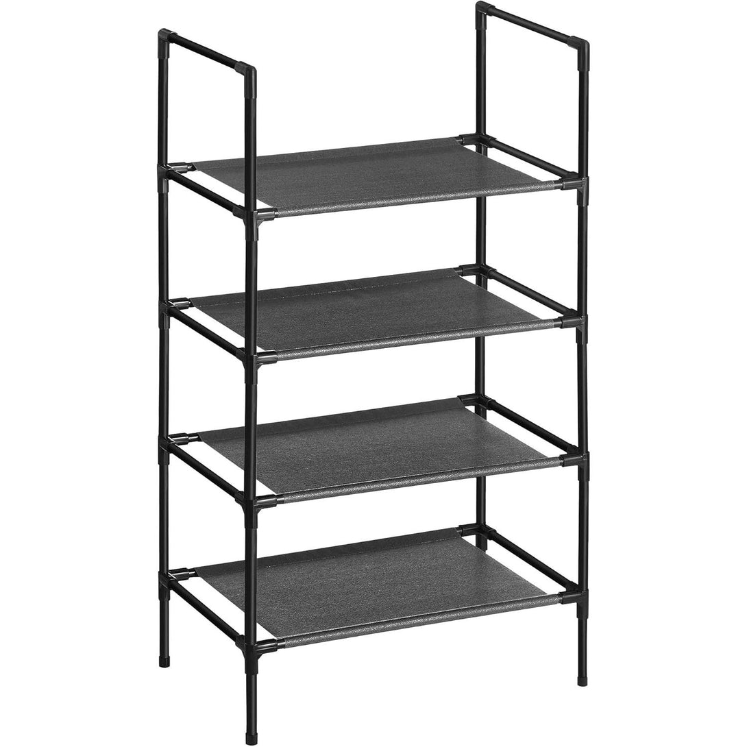 Stalak za cipele s 4 razine, 28 x 45 x 80 cm, crne boje | SONGMICS-Vasdom.hr