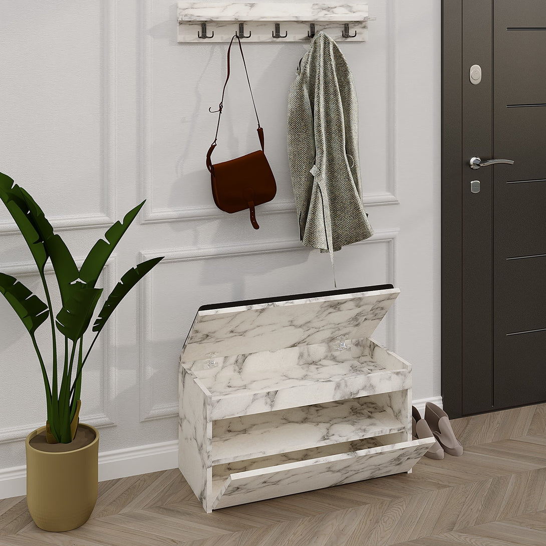 Stalak za hodnik Boby - Carrara Marble-Vasdom.hr