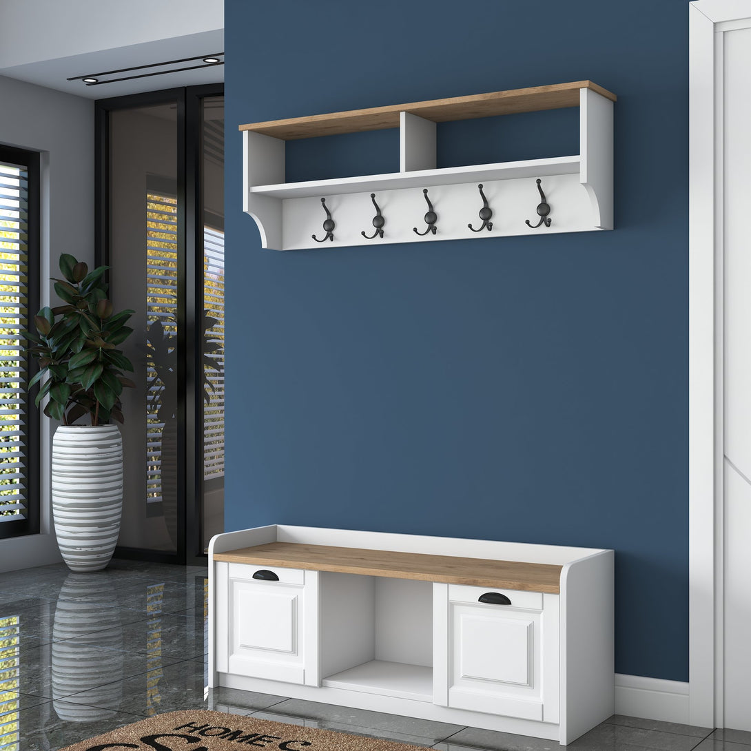 Stalak za hodnik P2 - 1636 - Walnut-Vasdom.hr