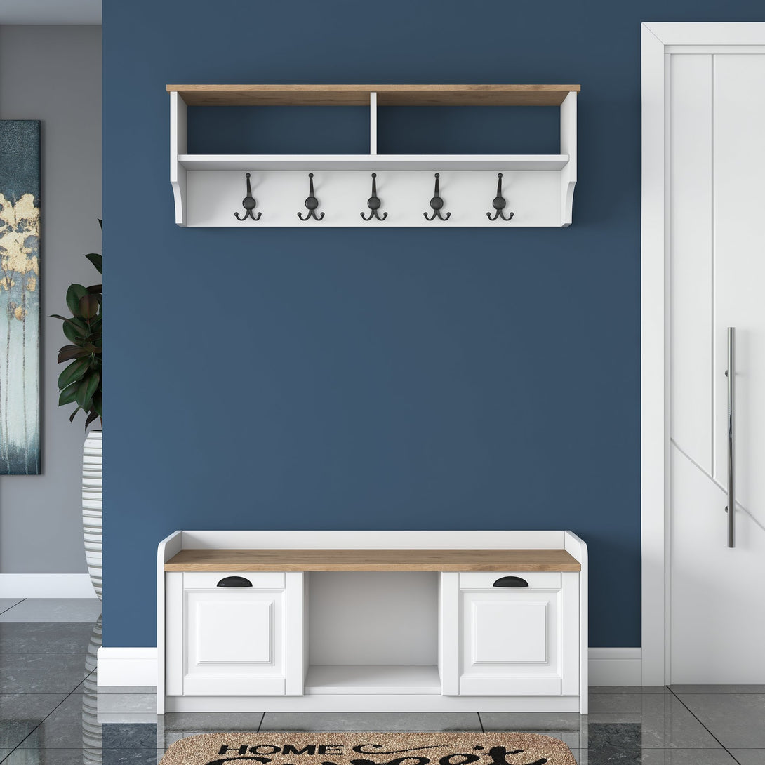 Stalak za hodnik P2 - 1636 - Walnut-Vasdom.hr