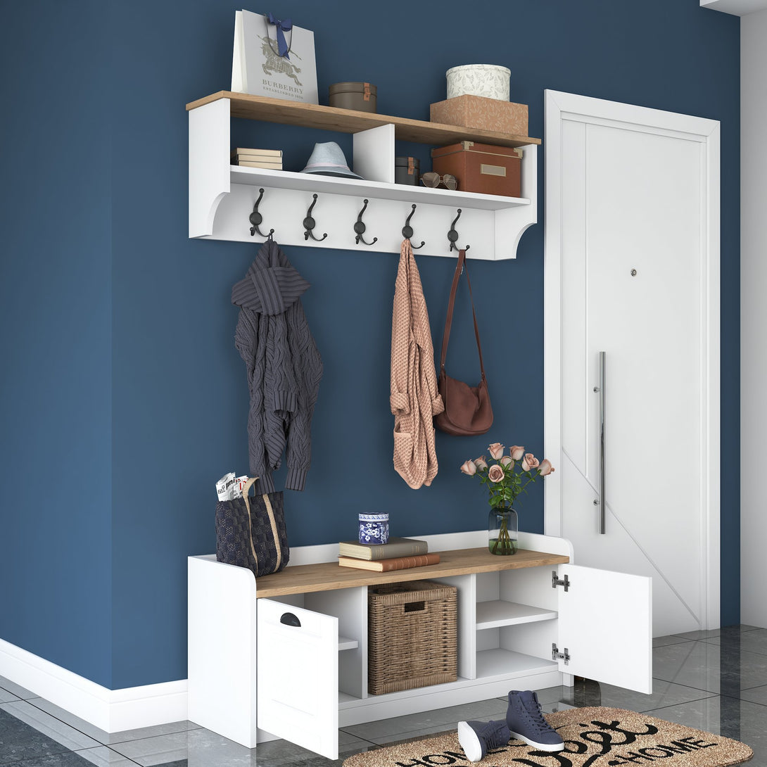 Stalak za hodnik P2 - 1636 - Walnut-Vasdom.hr