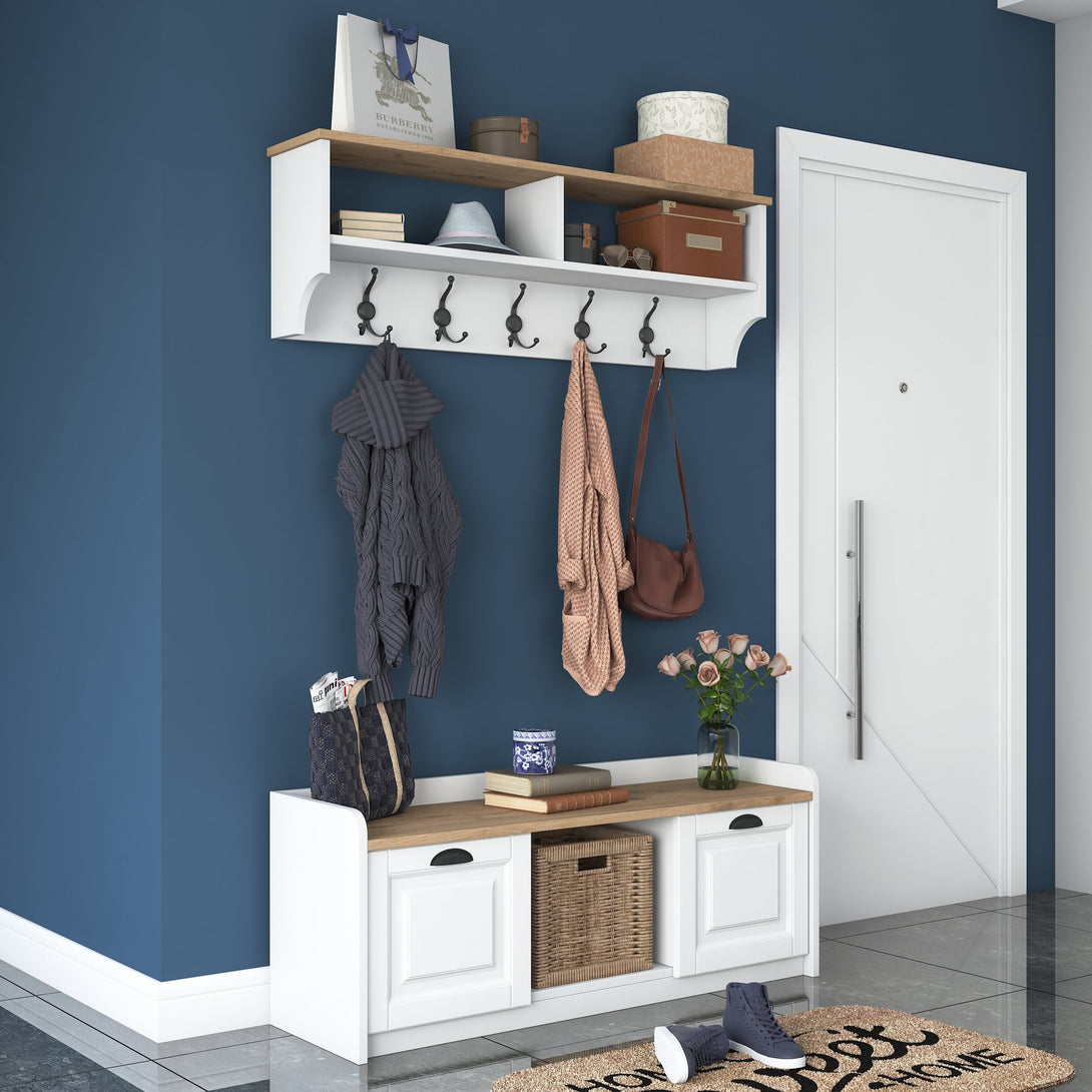 Stalak za hodnik P2 - 1636 - Walnut-Vasdom.hr