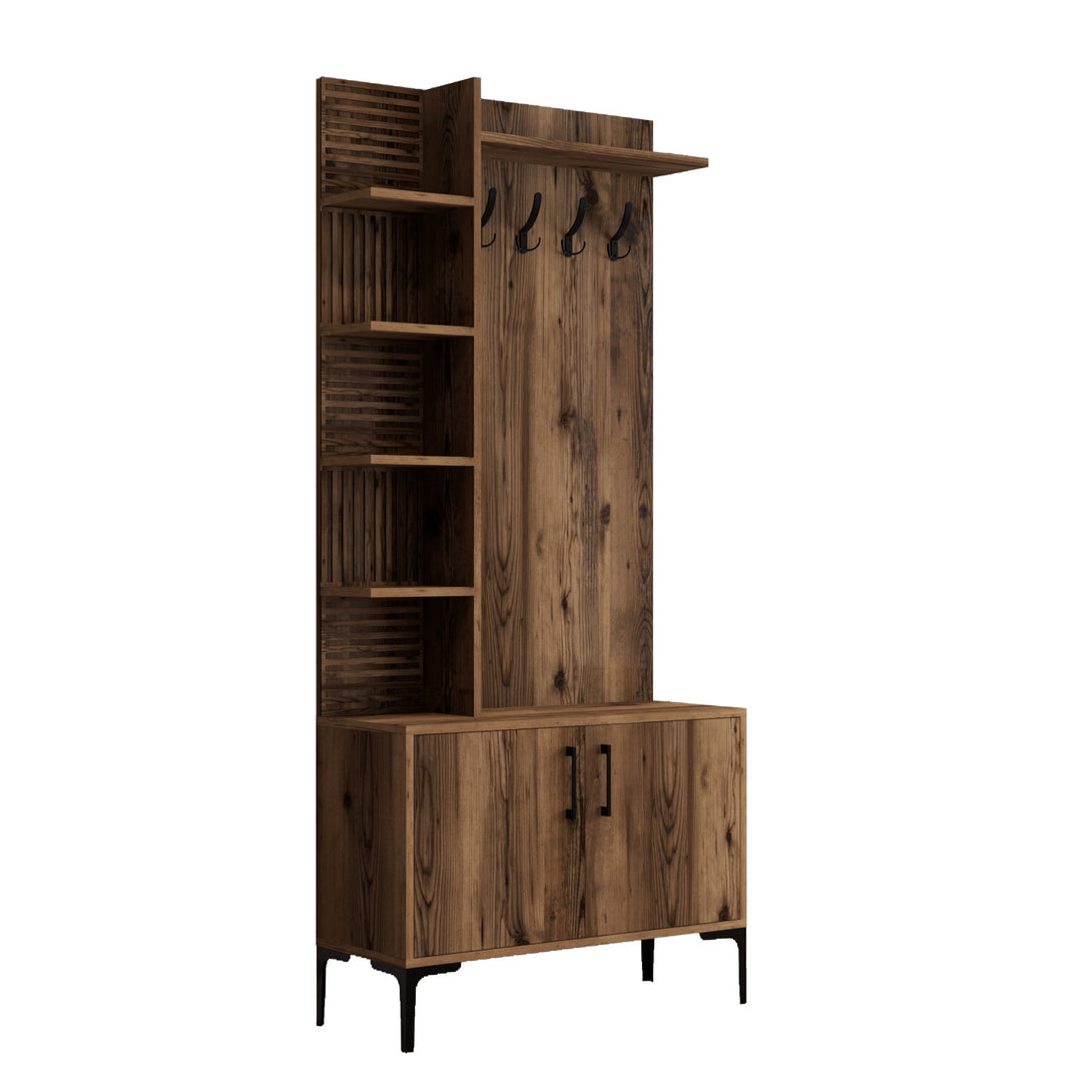 Stalak za hodnik Viyana D - Walnut-Vasdom.hr