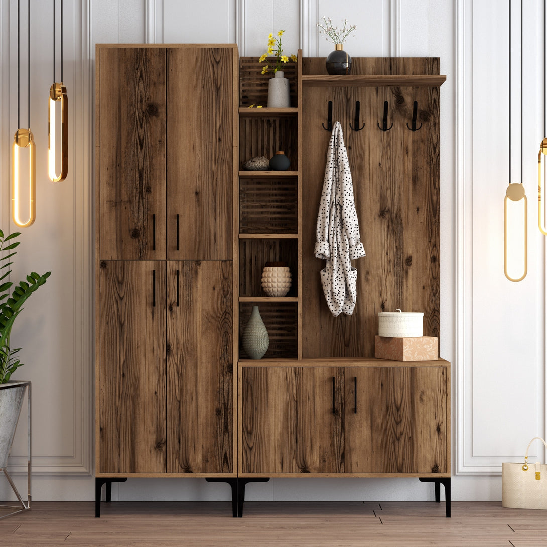 Stalak za hodnik Viyana DA - Walnut-Vasdom.hr