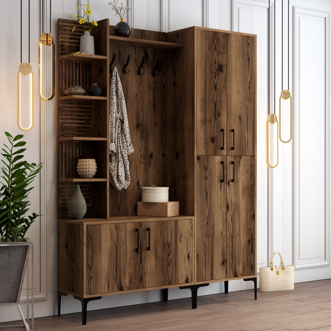 Stalak za hodnik Viyana DA - Walnut-Vasdom.hr