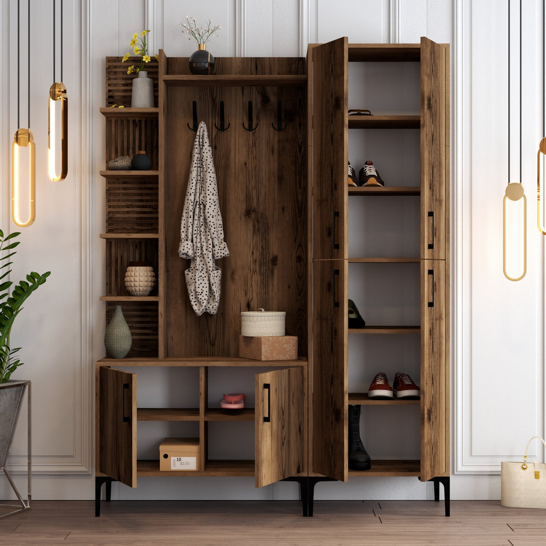 Stalak za hodnik Viyana DA - Walnut-Vasdom.hr