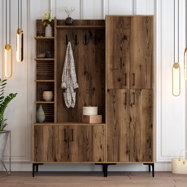 Stalak za hodnik Viyana DA - Walnut-Vasdom.hr