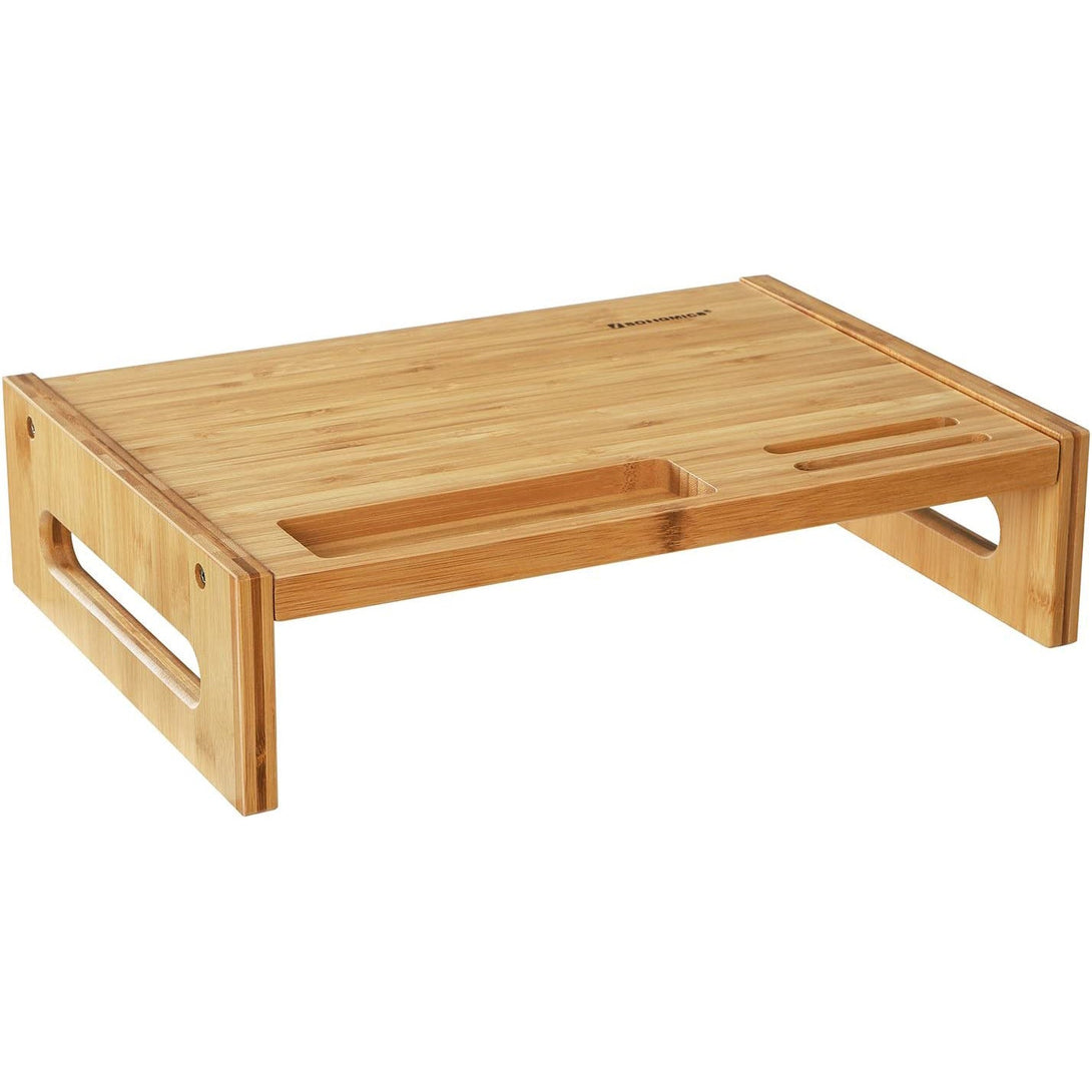 Stalak za monitor od bambusa, stolni organizator visine 10 cm | SONGMICS-Vasdom.hr