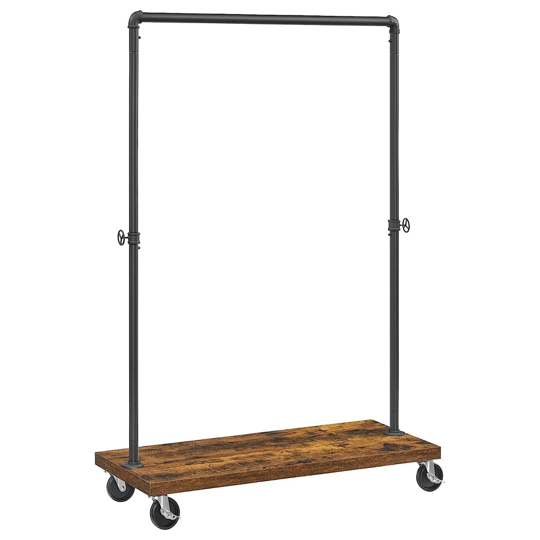 Stalak za odjeću s policom, nosivosti do 90 kg, 40 x 104,5 x 160 cm, crno smeđi | SONGMICS-Vasdom.hr