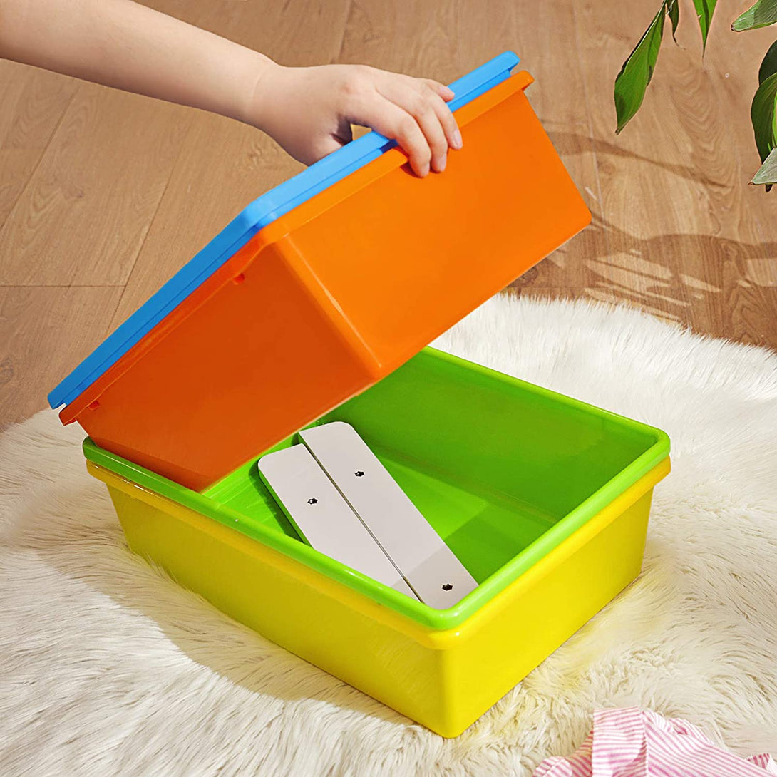 Stalak za odlaganje dječjih igračaka s kutijom za odlaganje 86 x 26,5 x 78 cm | SONGMICS-Vasdom.hr