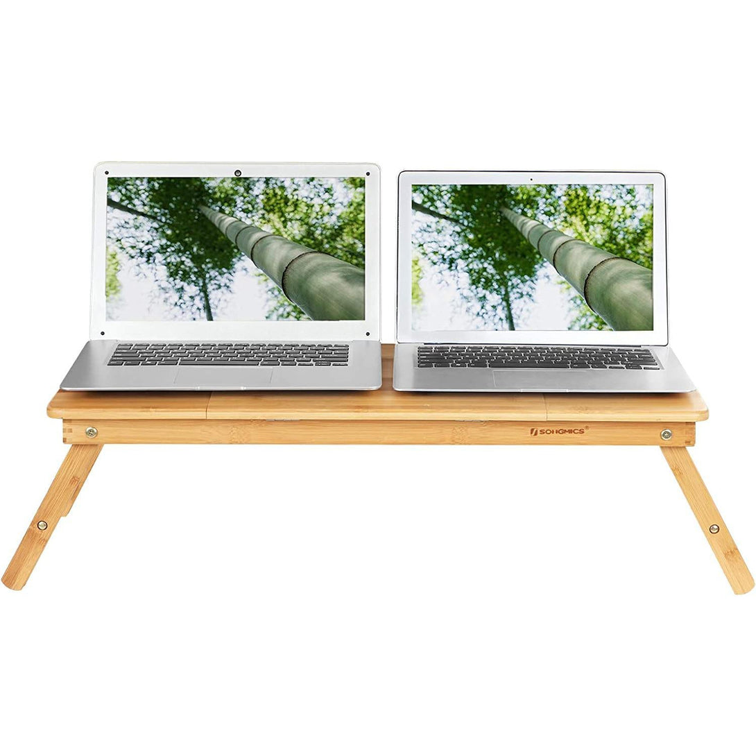Stol za laptop od bambusa, sklopivi poslužavnik za doručak | SONGMICS-Vasdom.hr