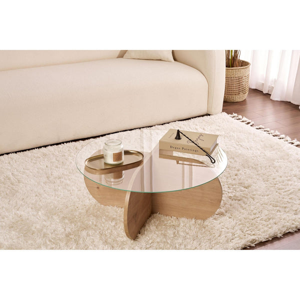 Stolić za kavu Aeris - Sapphire Oak, Transparent-Vasdom.hr