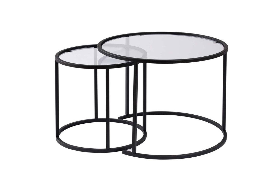 Stolić za kavu Aurum - 60, 42 - Black, Transparent-Vasdom.hr