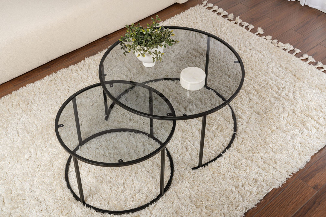 Stolić za kavu Aurum - 80, 60 - Black, Grey-Vasdom.hr