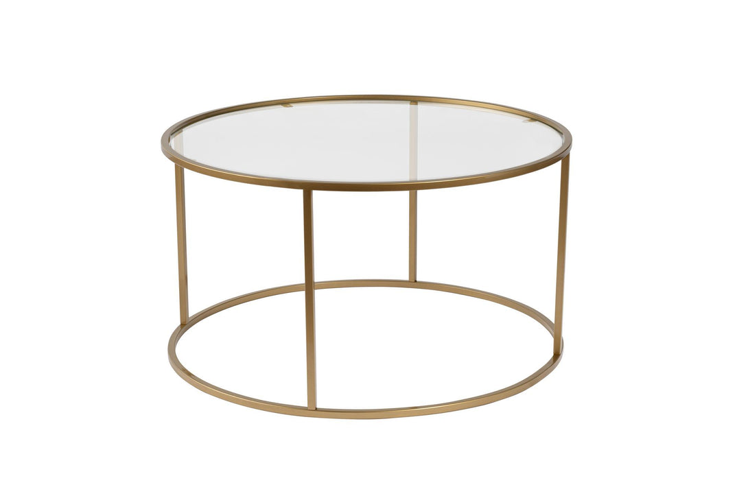 Stolić za kavu Aurum - 80 - Gold, Transparent-Vasdom.hr