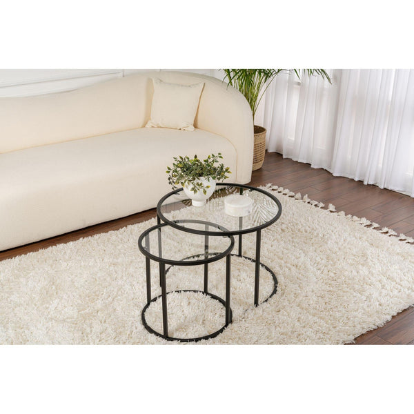 Stolić za kavu Black-Transparent-60-42-Vasdom.hr