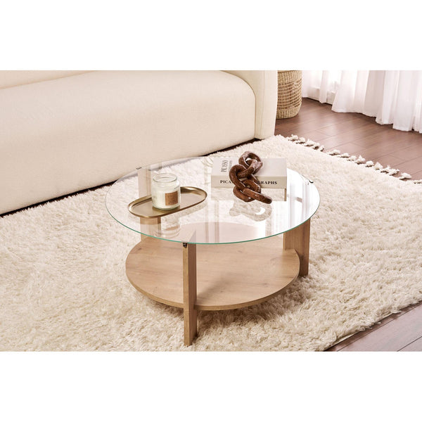 Stolić za kavu Clara - Sapphire Oak, Transparent-Vasdom.hr