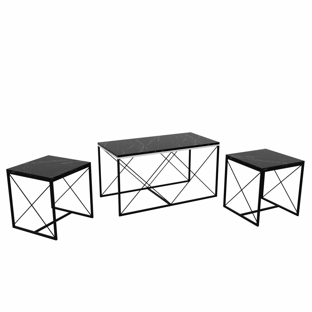 Stolić za kavu Defne - Black Marble-Vasdom.hr