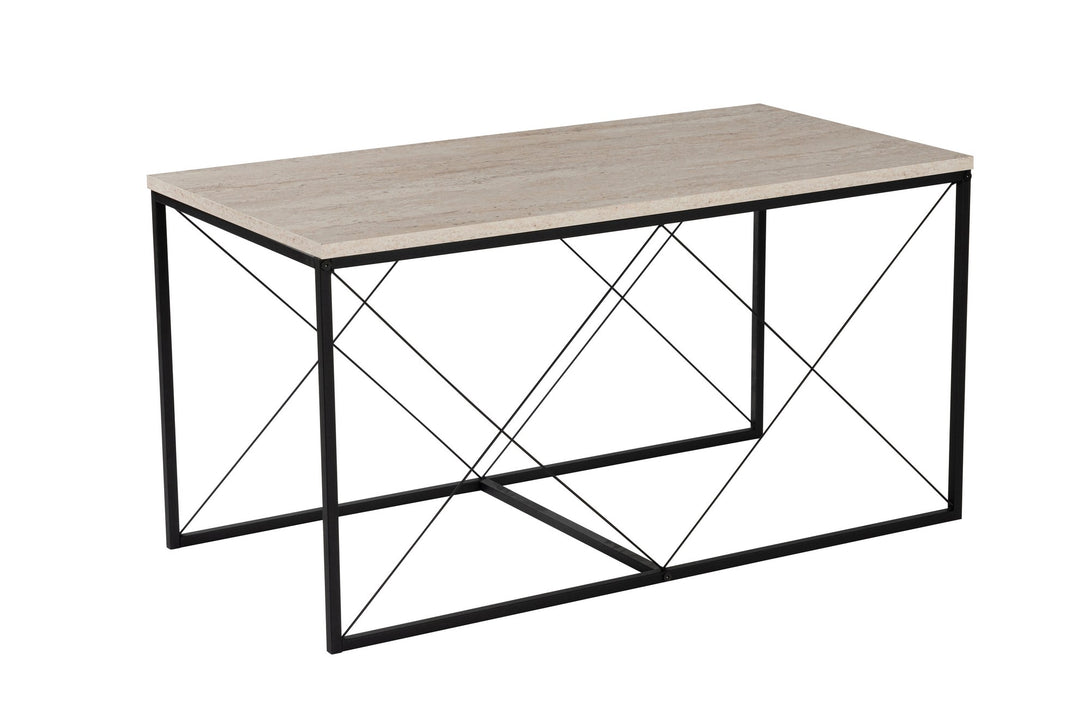 Stolić za kavu Defne - Black, Travertine-Vasdom.hr
