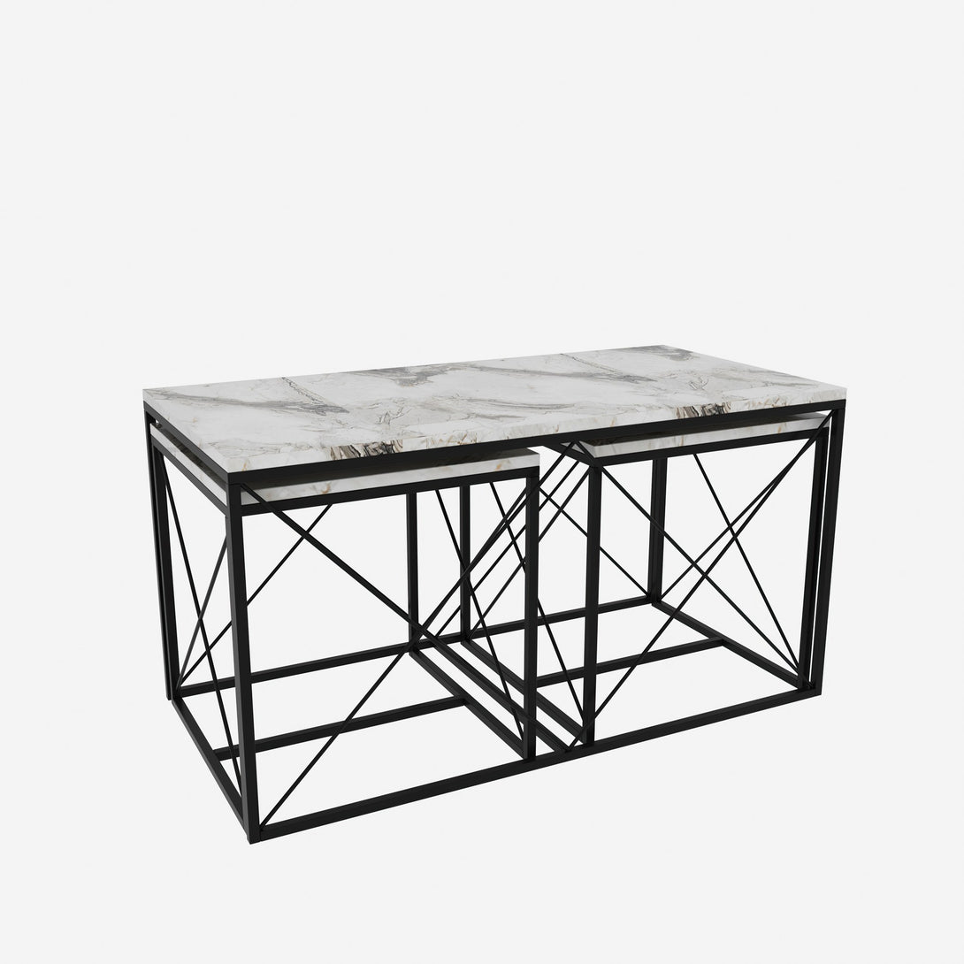 Stolić za kavu Defne - White Marble-Vasdom.hr