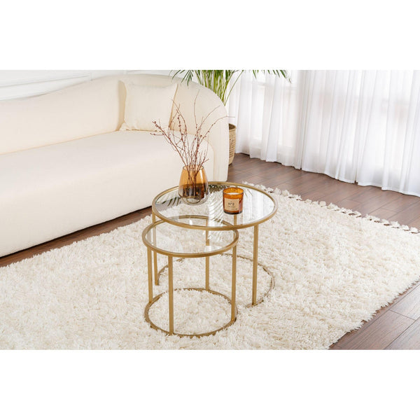 Stolić za kavu Gold-Transparent-60-42-Vasdom.hr