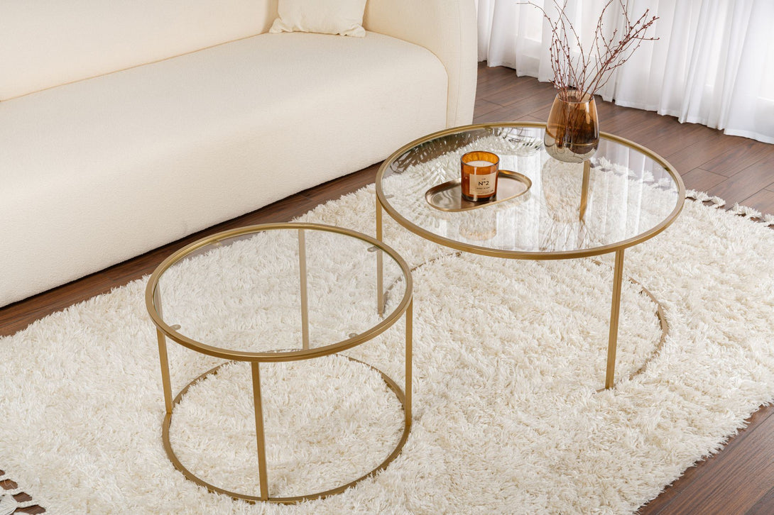 Stolić za kavu Gold-Transparent-80-60-Vasdom.hr