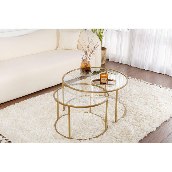 Stolić za kavu Gold-Transparent-80-60-Vasdom.hr