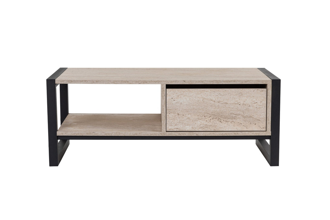 Stolić za kavu Haldizen - Black, Travertine-Vasdom.hr