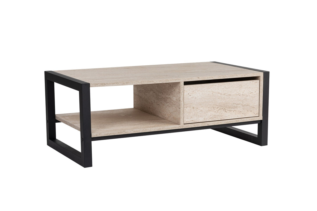 Stolić za kavu Haldizen - Black, Travertine-Vasdom.hr