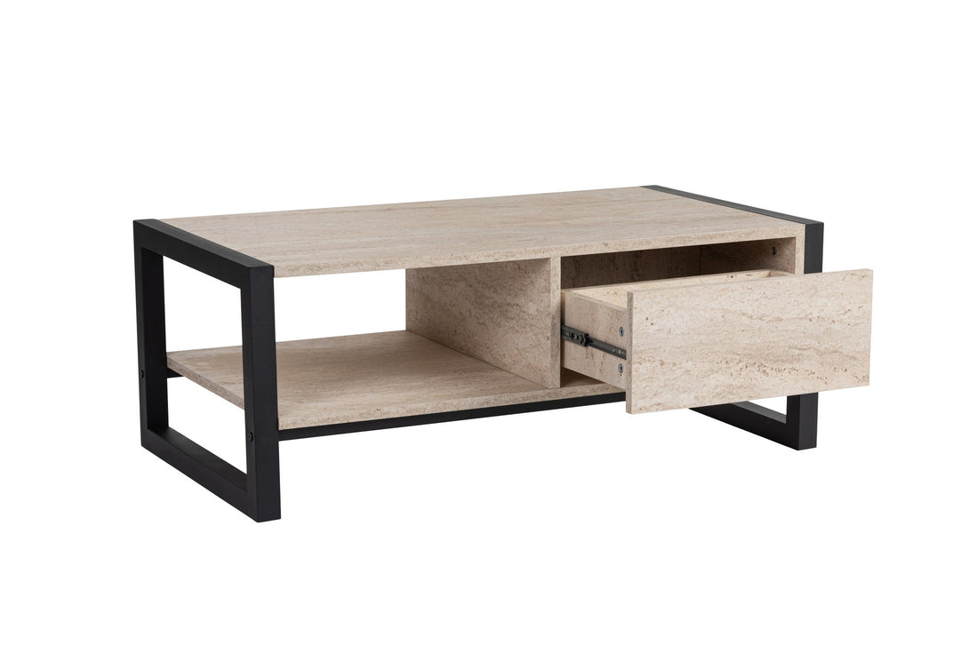 Stolić za kavu Haldizen - Black, Travertine-Vasdom.hr